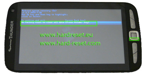 Bluepanther Thunder hard reset