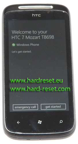 HTC 7 Mozart hard reset