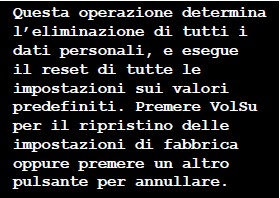 HTC Diamond Esecuzione di un reset hardware HTC Diamond Esecuzione di un reset hardware