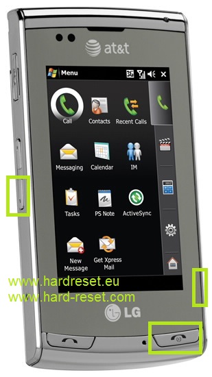 LG Incite hard reset