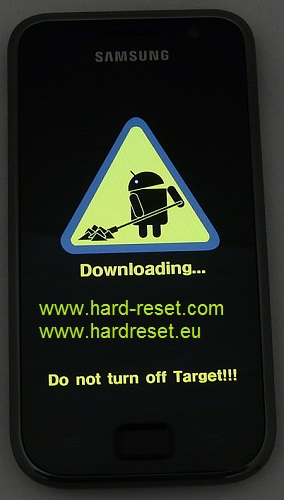 Samsung GT-i9000 Galaxy S hard reset