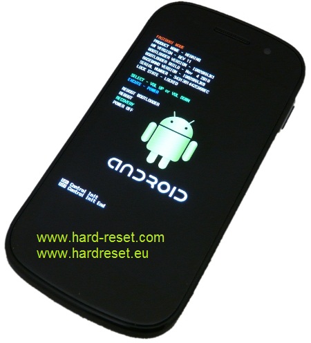 Samsung Nexus S hard reset