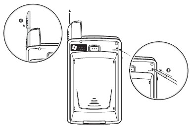 Audiovox PPC-4100 Hard reset Soft reset
