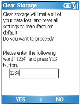 Dopod 595 Hard reset Soft reset
