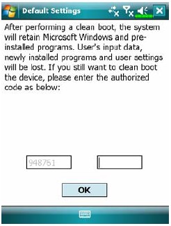 Eten M800 Glofiish hard reset soft reset