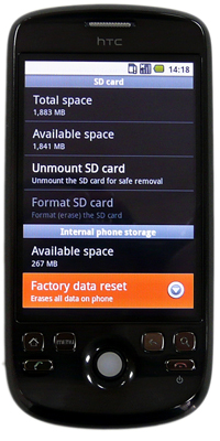 HTC Magic hard reset HTC Magic soft reset