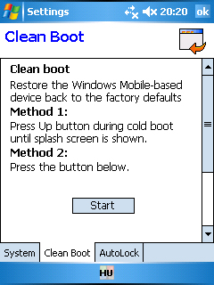 MiTAC Mio p350 Hard reset Soft reset