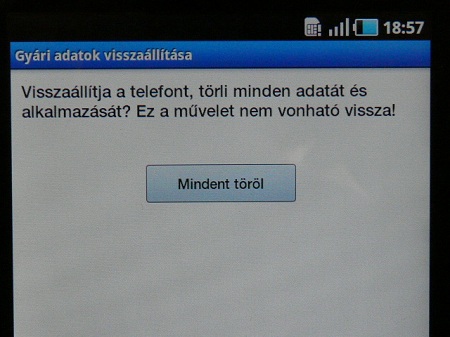 Samsung GT-P1000 Galaxy TAB hard reset